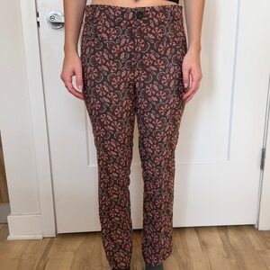 Anthropologie Floral Prints Pants